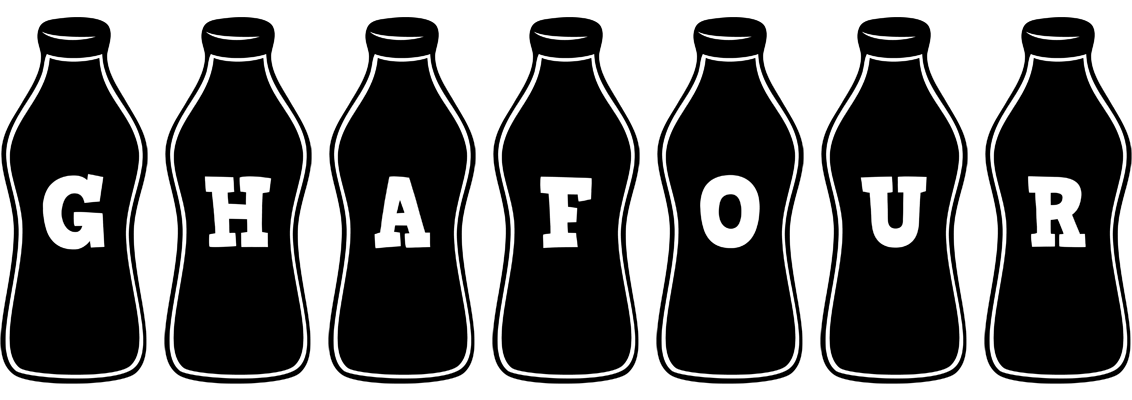 Ghafour bottle logo