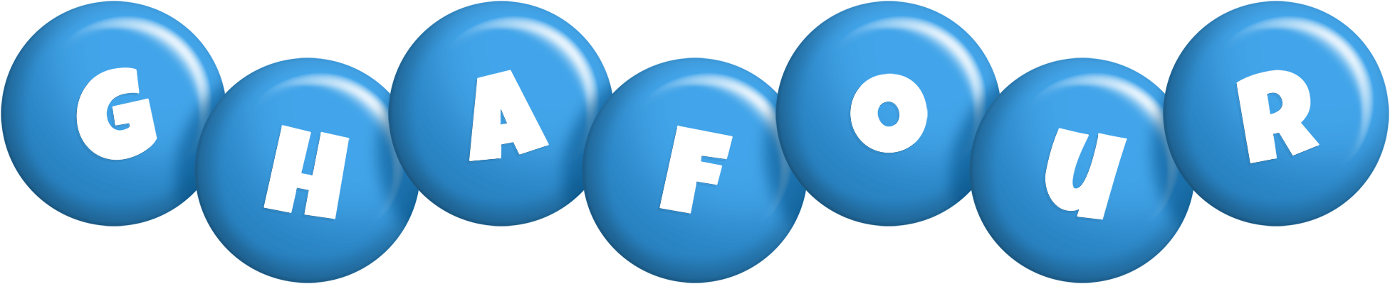 Ghafour candy-blue logo