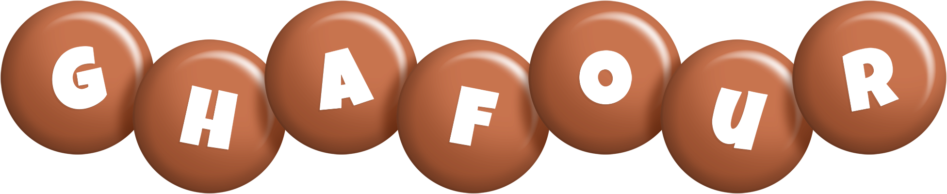 Ghafour candy-brown logo