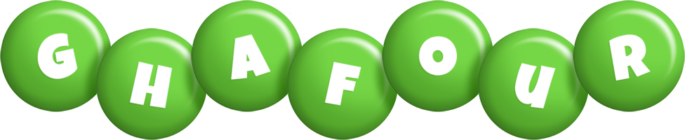 Ghafour candy-green logo