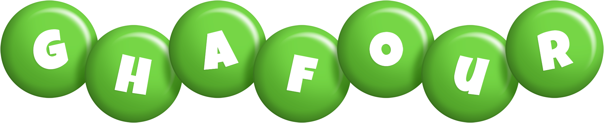 Ghafour candy-green logo