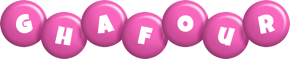 Ghafour candy-pink logo