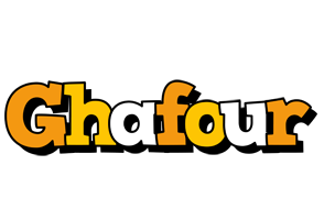 Ghafour cartoon logo