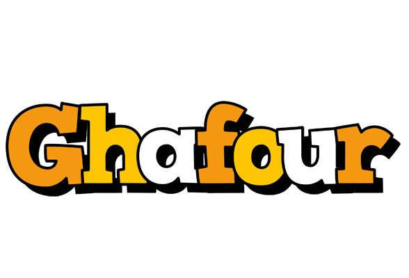 Ghafour cartoon logo