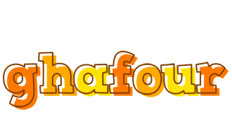 Ghafour desert logo