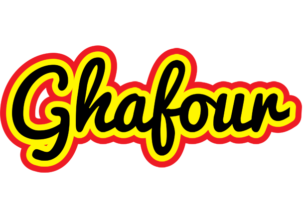 Ghafour flaming logo