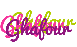 Ghafour flowers logo