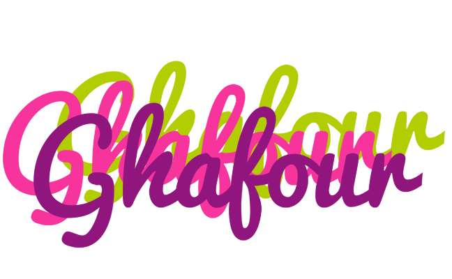 Ghafour flowers logo