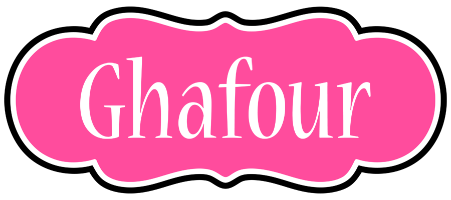 Ghafour invitation logo