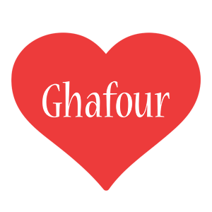 Ghafour love logo