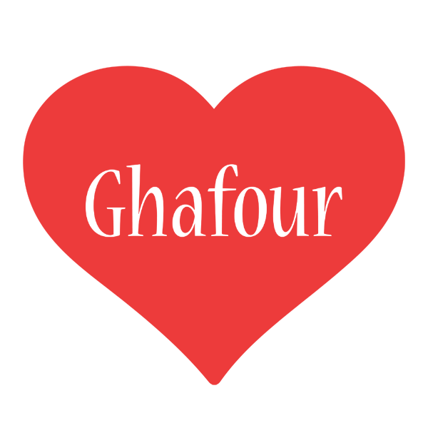 Ghafour love logo