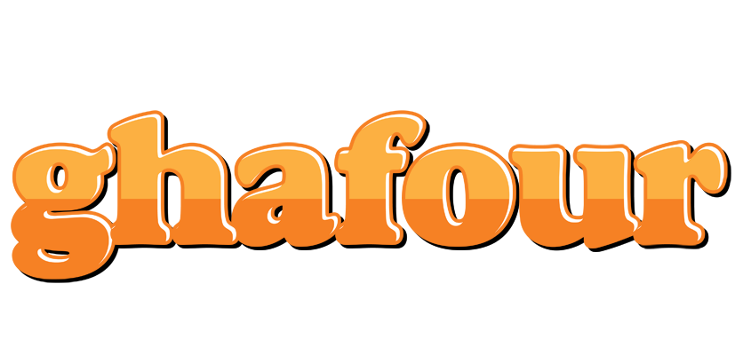 Ghafour orange logo