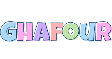 Ghafour pastel logo