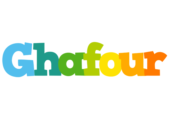 Ghafour rainbows logo