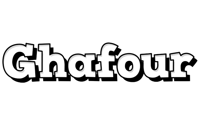 Ghafour snowing logo