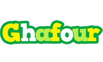 Ghafour soccer logo