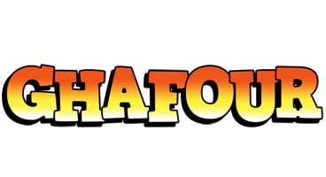 Ghafour sunset logo