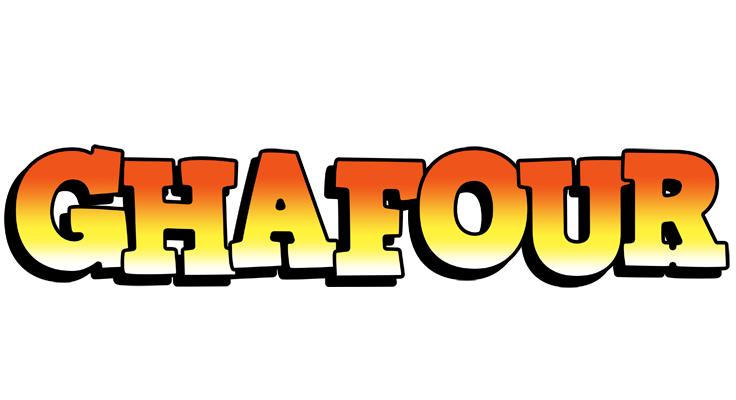 Ghafour sunset logo