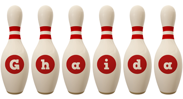 Ghaida bowling-pin logo
