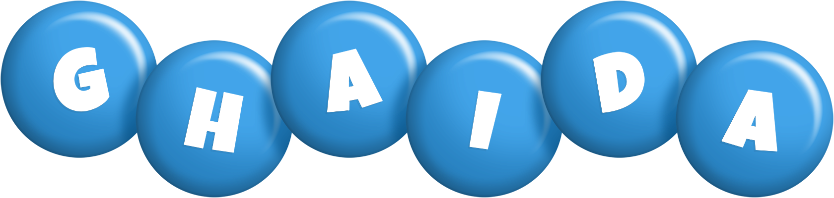 Ghaida candy-blue logo
