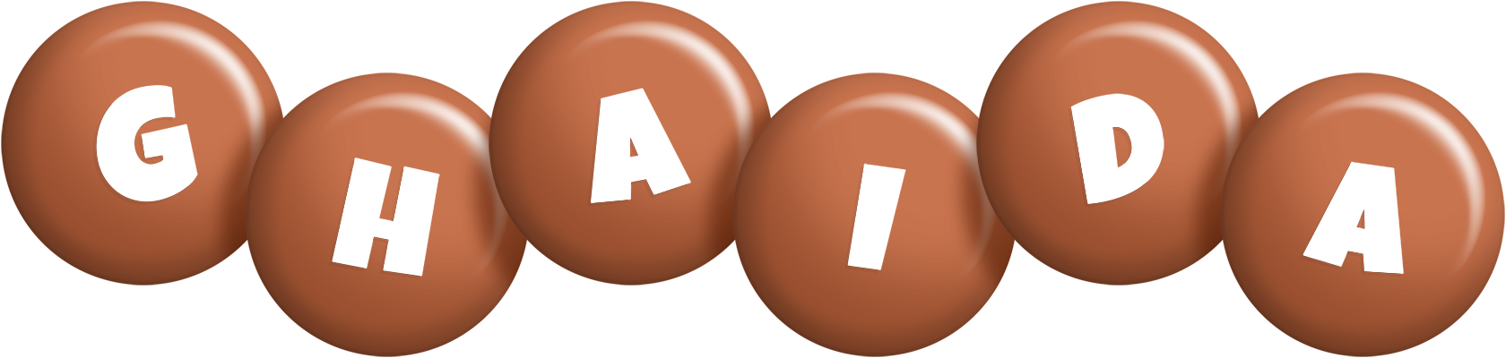Ghaida candy-brown logo