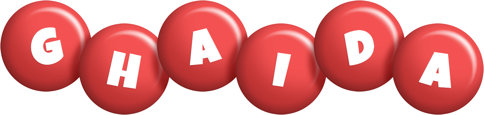 Ghaida candy-red logo