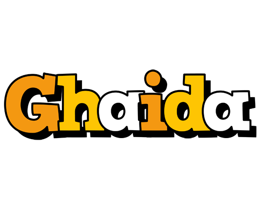 Ghaida cartoon logo