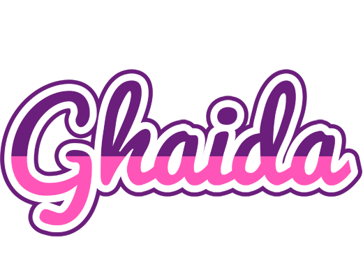 Ghaida cheerful logo