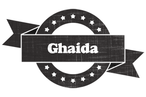 Ghaida grunge logo