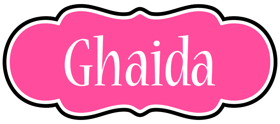 Ghaida invitation logo