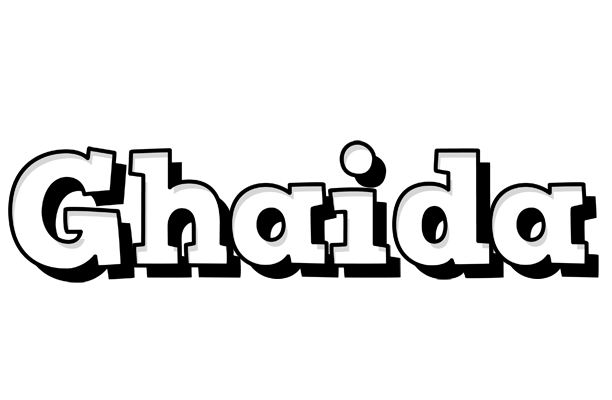 Ghaida snowing logo