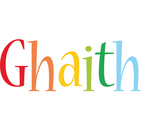 Ghaith birthday logo