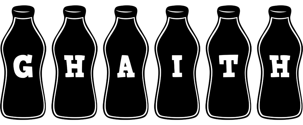 Ghaith bottle logo