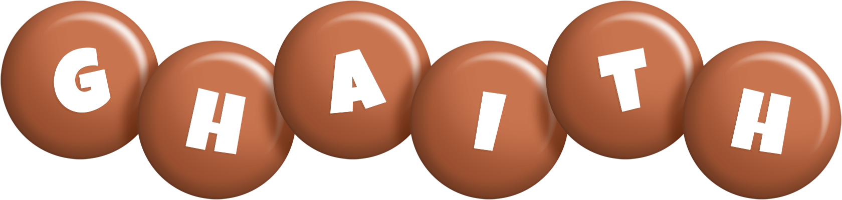 Ghaith candy-brown logo