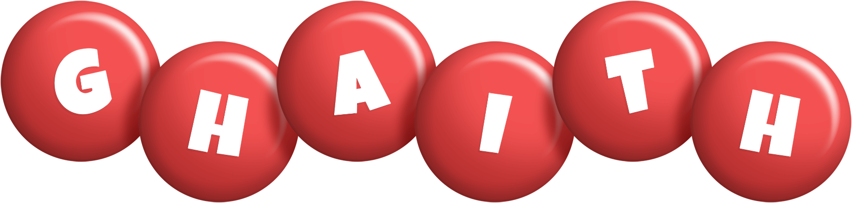 Ghaith candy-red logo