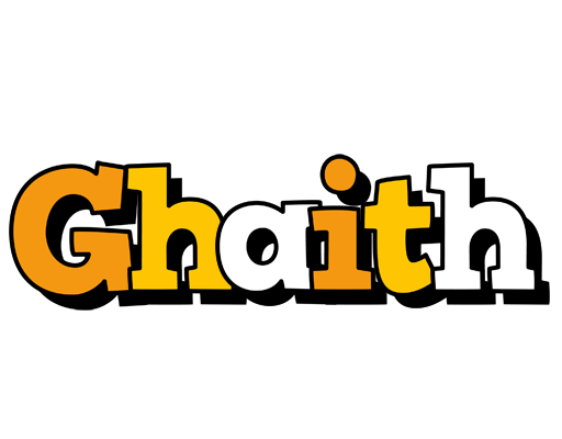 Ghaith cartoon logo