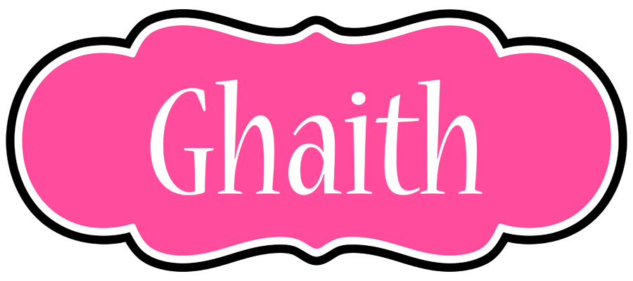 Ghaith invitation logo