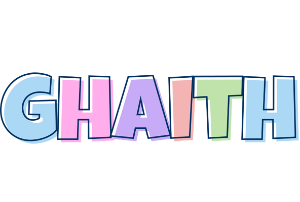 Ghaith pastel logo