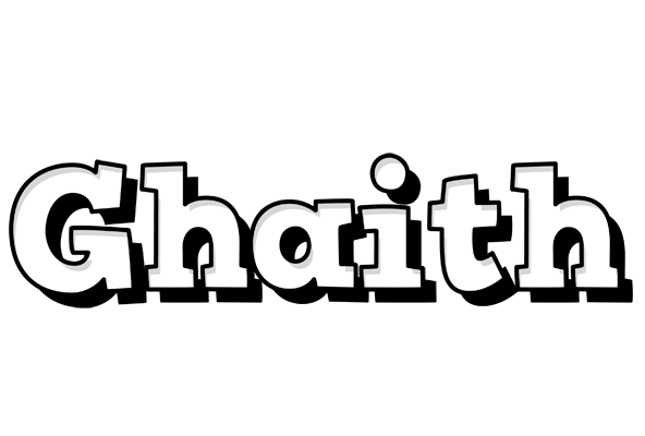 Ghaith snowing logo