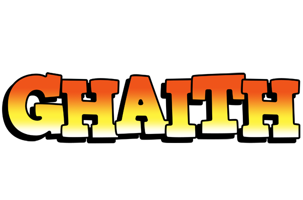 Ghaith sunset logo