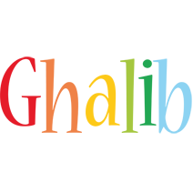 Ghalib birthday logo