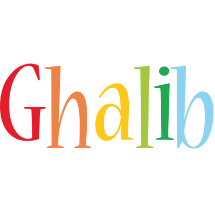Ghalib birthday logo