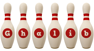 Ghalib bowling-pin logo