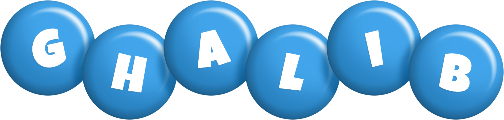 Ghalib candy-blue logo