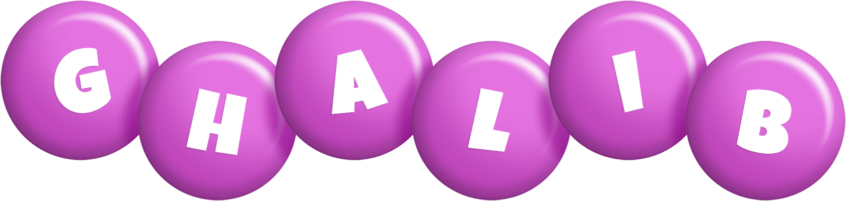 Ghalib candy-purple logo