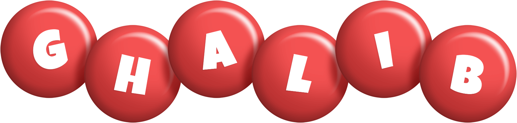 Ghalib candy-red logo