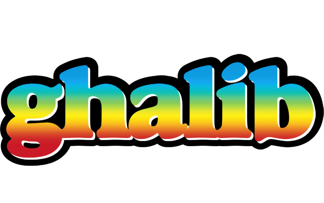 Ghalib color logo
