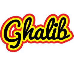 Ghalib flaming logo