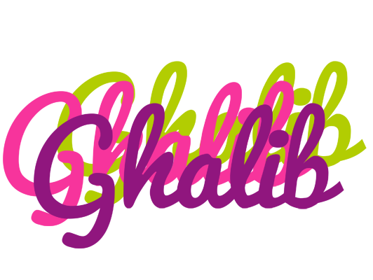 Ghalib flowers logo