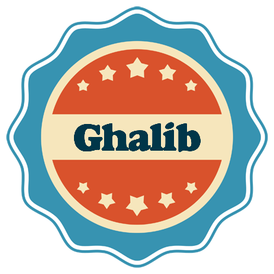 Ghalib labels logo